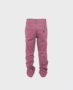 Однотонные хлопковые брюки чинос для мальчика La Ormiga, розовый