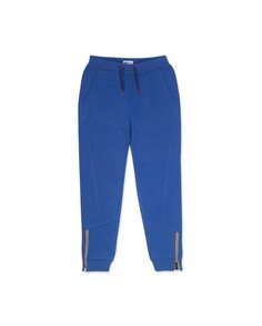 Спортивные трикотажные брюки синего цвета для мальчика Tuc tuc, синий