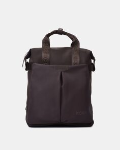 Средний темно-коричневый рюкзак с отделением для планшета Kcb, темно коричневый