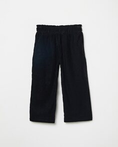 Широкие бархатные брюки Sfera, черный (Sfera)