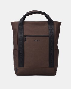 Большой темно-коричневый рюкзак с отделением для планшета Kcb, темно коричневый