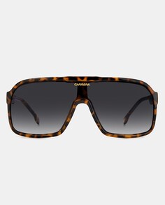 Мужские солнцезащитные очки-авиаторы цвета гавана Carrera, коричневый