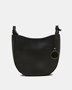 Маленькая черная сумка через плечо с магнитной застежкой Esprit, черный