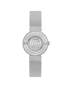 Женские часы Dream GW0550L1 со стальным и серебряным ремешком Guess, серебро