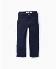 Облегающие брюки-чиносы для мальчика с регулируемой талией Zippy, темно-синий
