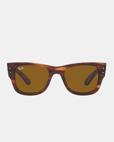Квадратные солнцезащитные очки унисекс в гаванском цвете Ray-Ban, коричневый