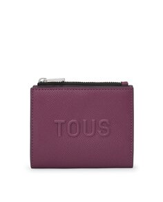 Новый женский кошелек La Rue среднего размера фиолетового цвета Tous, фиолетовый