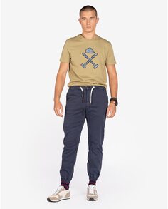 Узкие мужские брюки-джоггеры темно-синего цвета Harper &amp; Neyer, темно-синий