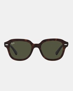 Квадратные солнцезащитные очки унисекс в гаванском цвете Ray-Ban, коричневый