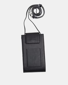 Черная сумка для мобильного телефона с клапаном Esprit, черный