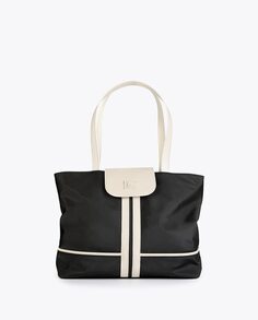 Черная сумка на плечо с застежкой-молнией и магнитом Lola Casademunt, черный
