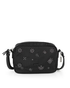 Женская сумка через плечо Vienna черного цвета SKPAT, черный