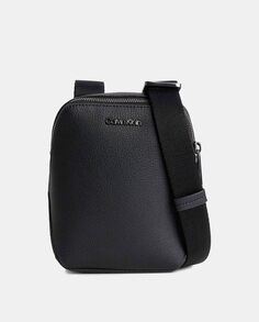 Черная сумка через плечо на молнии и регулируемой ручке Calvin Klein, черный
