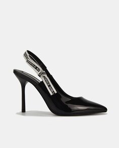 Женские туфли-лодочки Sarabande с пяткой на пятке, острым носком и каблуком-шпилькой Karl Lagerfeld, черный
