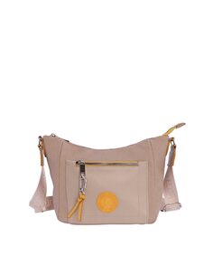 Женская сумка через плечо Pía светло-коричневого цвета на молнии Coronel Tapiocca, коричневый