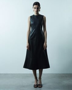 Платье с эффектом миди Sfera, черный (Sfera)