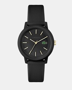 Женские часы Lacoste 12.12 2001212 черные силиконовые женские часы Lacoste, черный