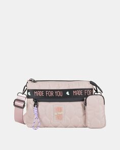Розовая женская сумка через плечо с мягкой подкладкой Ventis, розовый