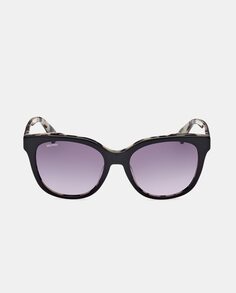 Черные квадратные женские солнцезащитные очки из ацетата Max Mara, черный