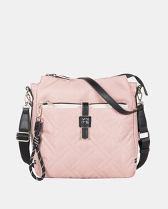 Розовая сумка через плечо на молнии Ventis, розовый