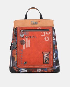 Разноцветный прогулочный рюкзак на молнии Anekke, мультиколор