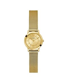 Женские часы Melody GW0666L2 со стальным и золотым ремешком Guess, золотой