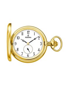 Мужские карманные часы F2029/1 со стальным корпусом Festina, золотой