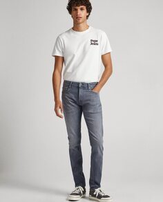 Серые мужские джинсы Regular Spike Pepe Jeans, серый