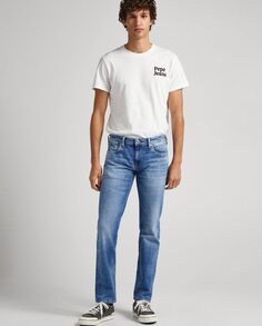 Голубые мужские джинсы Hatch slim Pepe Jeans, светло-синий