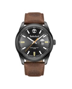 Мужские часы Orford TDWGB0010801 из кожи с коричневым ремешком Timberland, коричневый