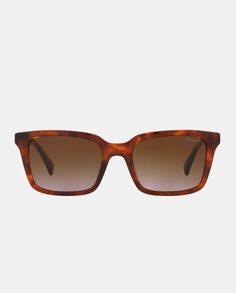 Оранжевые прямоугольные солнцезащитные очки из ацетата Ralph by Ralph Lauren, оранжевый