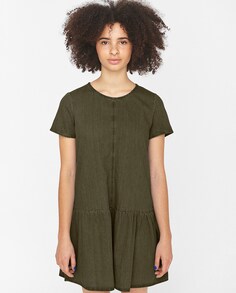 Короткое женское платье с коротким рукавом Noisy May, зеленый