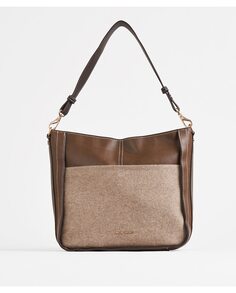 Женская сумка через плечо из коричневой кожи PACOMARTINEZ, коричневый