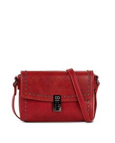 Опаловая женская сумка через плечо красного цвета SKPAT, красный
