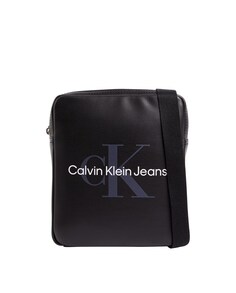 Мужская черная сумка через плечо с логотипом CKJ Calvin Klein Jeans, черный