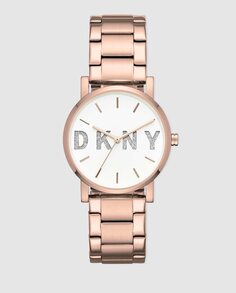 DKNY Soho NY2654 женские часы из розовой стали DKNY, розовый