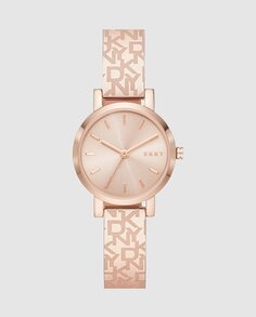 DKNY Soho NY2884 розовые женские часы из стали DKNY, розовый