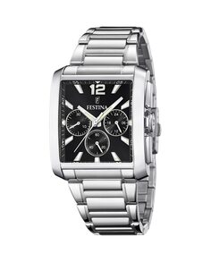 F20635/4 Timeless Chronograph Мужские часы из серебряной стали Festina, серебро