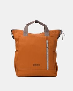 Средний рюкзак из нейлона светло-коричневого цвета с отделением для ноутбука Kcb, коричневый