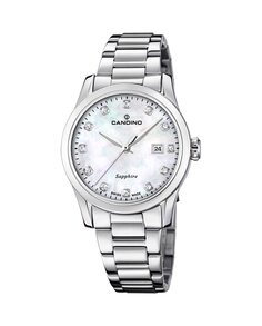 C4738/1 Женские часы Lady Elegance со стальным и серебряным циферблатом Candino, серебро