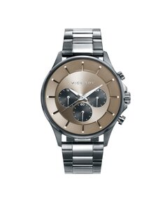 Серые многофункциональные мужские часы Beat из стали IP Viceroy, серый