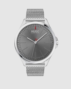 Hugo 1530135 мужские часы из серой стали Hugo, серый