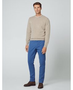 Узкие мужские брюки чинос синего цвета Hackett, синий