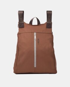 Большой противоугонный рюкзак из нейлона светло-коричневого цвета на молнии Kcb, светло-коричневый