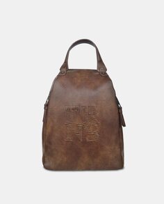 Средний рюкзак светло-коричневого цвета с двумя боковыми карманами Torrens, светло-коричневый