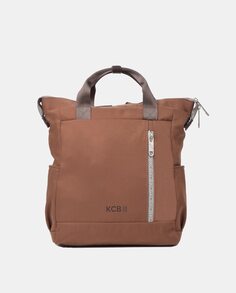 Средний рюкзак из нейлона светло-коричневого цвета с отделением для ноутбука Kcb, светло-коричневый