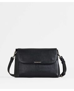 Женская контрастная черная сумка через плечо PACOMARTINEZ, черный
