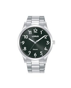 Классические мужские часы RRX95HX9 со стальным и серебряным ремешком Lorus, серебро