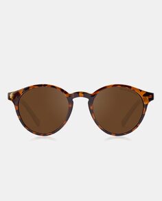 Круглые солнцезащитные очки цвета гавана Clandestine, темно коричневый