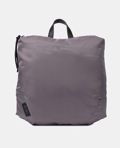 Большой серый нейлоновый рюкзак с внешними карманами Kcb, серый